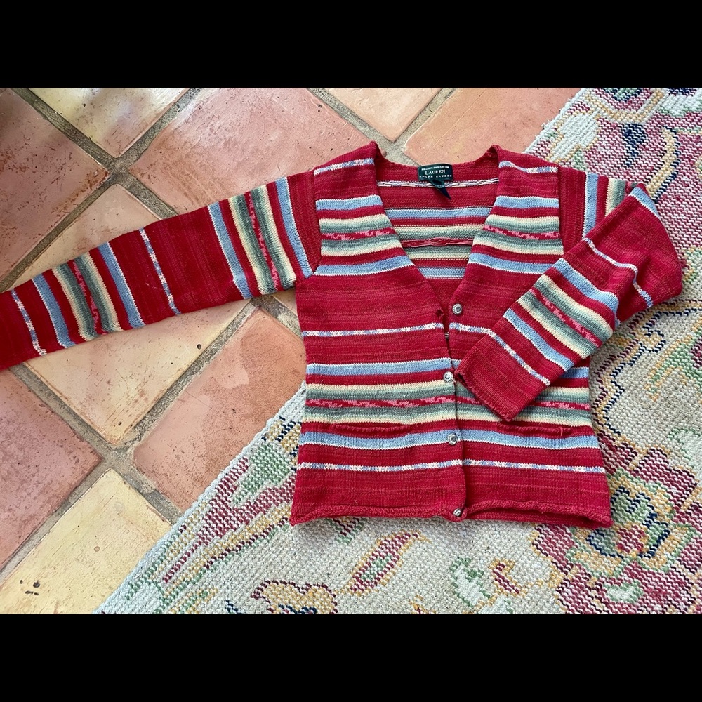 Vintage Ralph Lauren western style cardigan